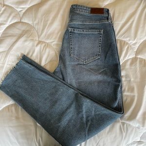 Hollister blue mom jeans. Size 9.